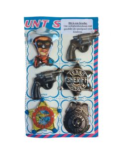 Speld Lone Ranger sheriff vintage look-Lone Ranger blauw